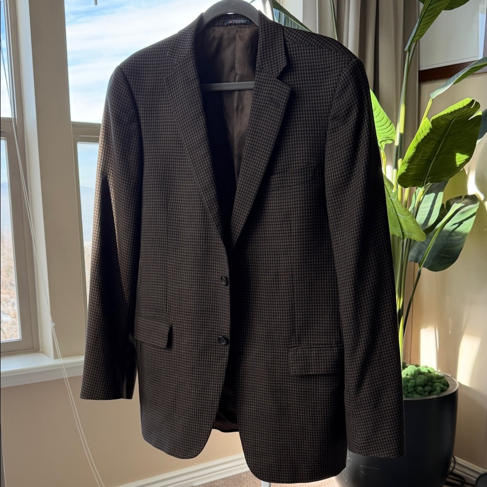 Men's Checkered Blazer
